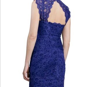 Nicole Miller Eva Open Back Lace Cocktail Dress